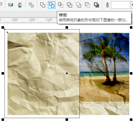 CorelDraw给图片添加皱褶效果的操作方法