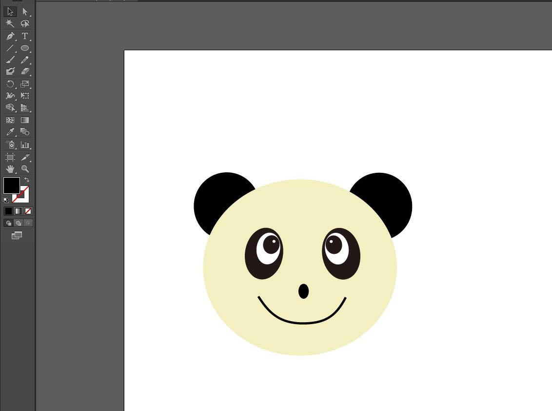 AI绘制可爱的大熊猫头像教程