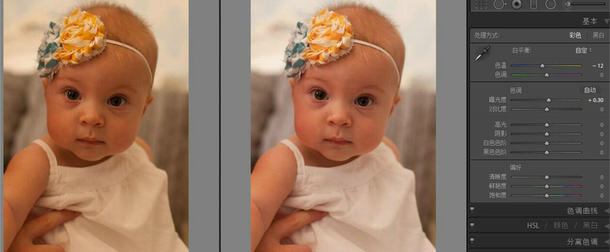 Lightroom编辑婴儿肖像通透效果教程及实例