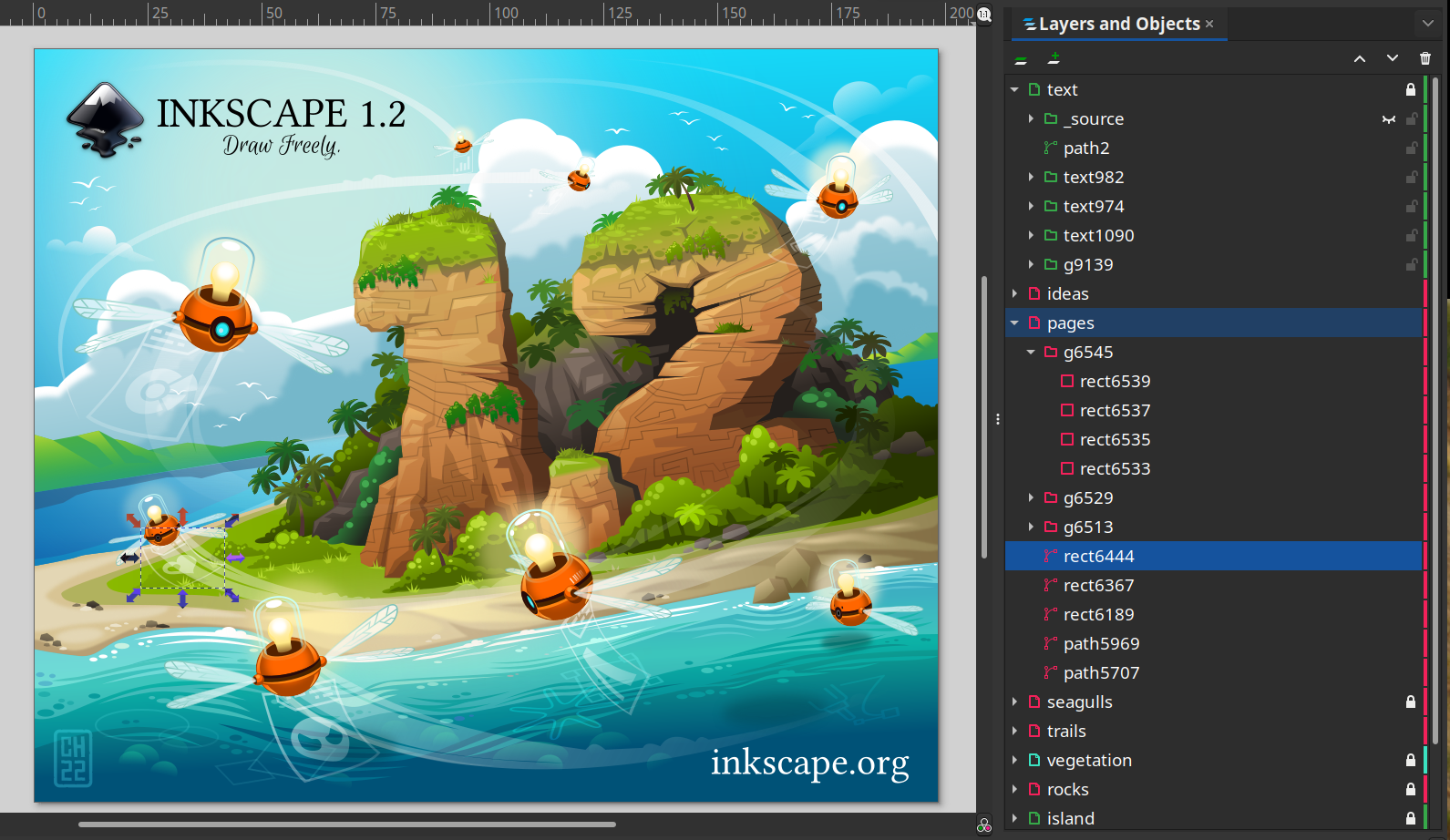开源矢量图形编辑器Inkscape1.2最新版本发布