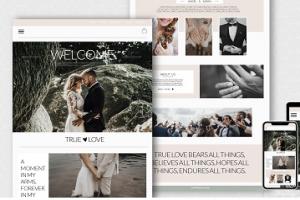 婚礼公司（摄影工作室）网站模板