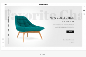 家具（椅子）工作室网站模板