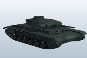 坦克装甲3D模型