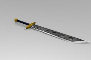 中世纪剑3D模型