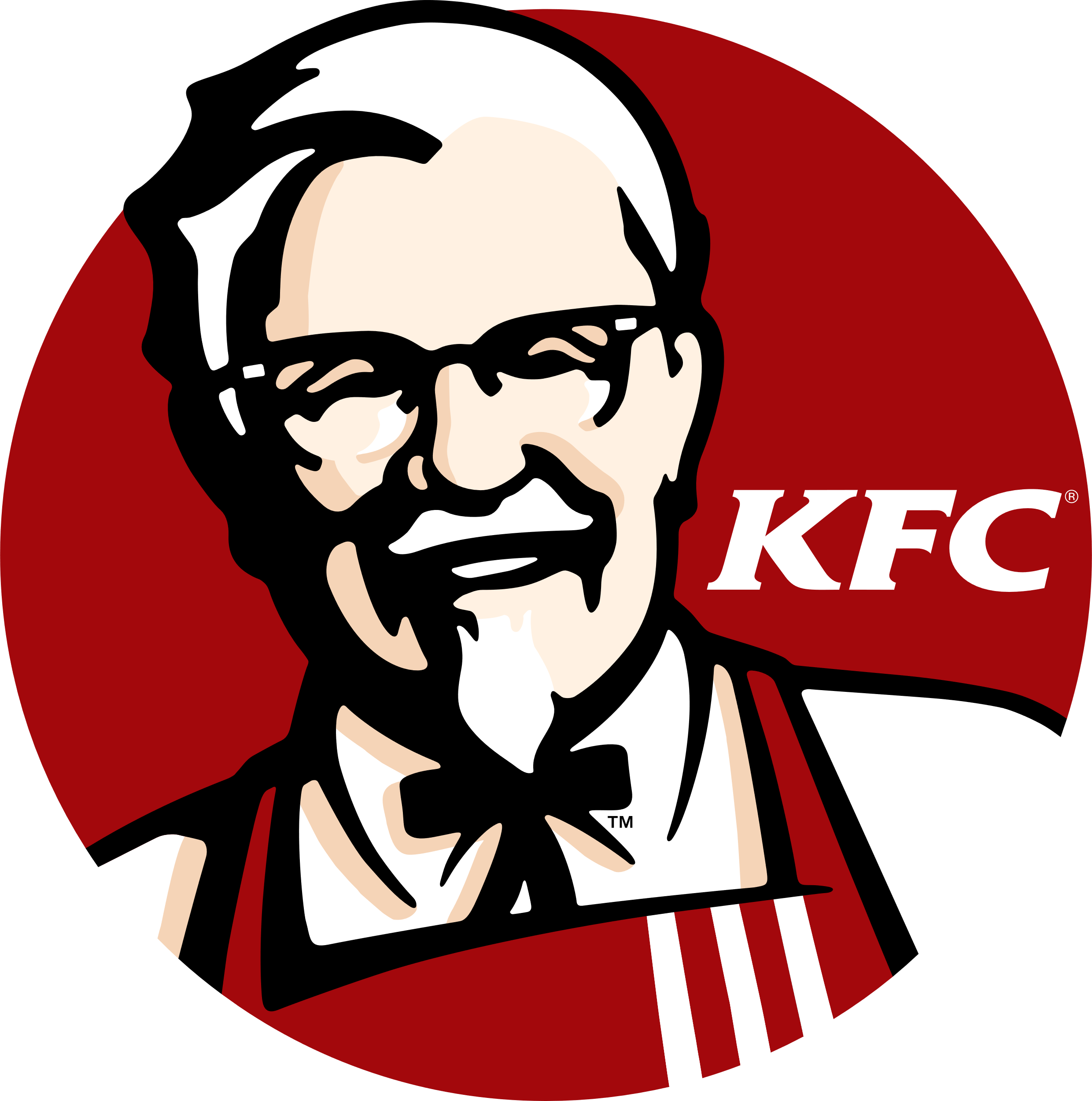 KFC logo PNG transparent image download, size: 2400x2400px
