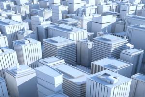 低聚城市场景3D模型