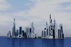 未来城市3D模型