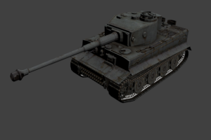 重型坦克3D模型