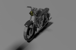 简易摩托车3D模型
