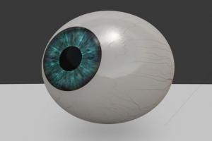 超写实眼球3D模型