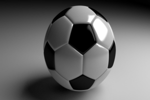 高精度足球3D模型