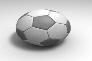 儿童足球3D模型