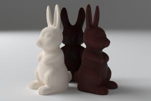 巧克力兔3D模型