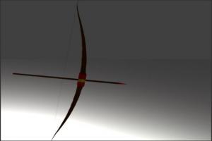现代弓箭3D模型