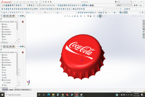 可口可乐瓶盖3D模型