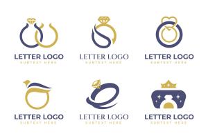戒指创意Logo矢量图