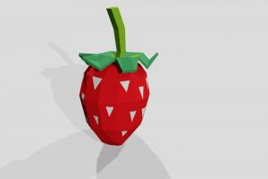 草莓3d模型