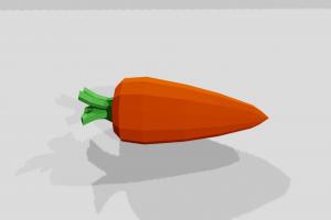 胡萝卜3D模型