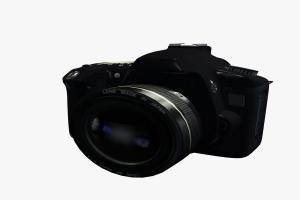 黑色相机3D模型