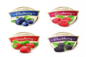 草莓Logo矢量图