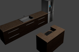 简单厨房3D模型