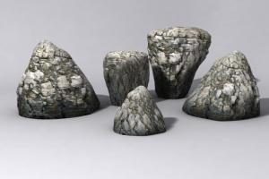 高精细岩石3D模型
