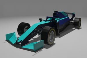 低保利赛车3D模型