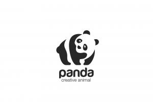 熊猫Logo矢量图