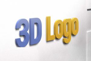 3D效果logo样机