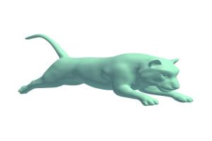 奔跑的老虎3D模型