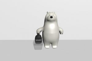 卡通北极熊3D模型