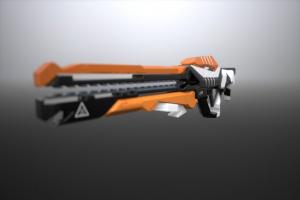 科幻机械枪3D模型