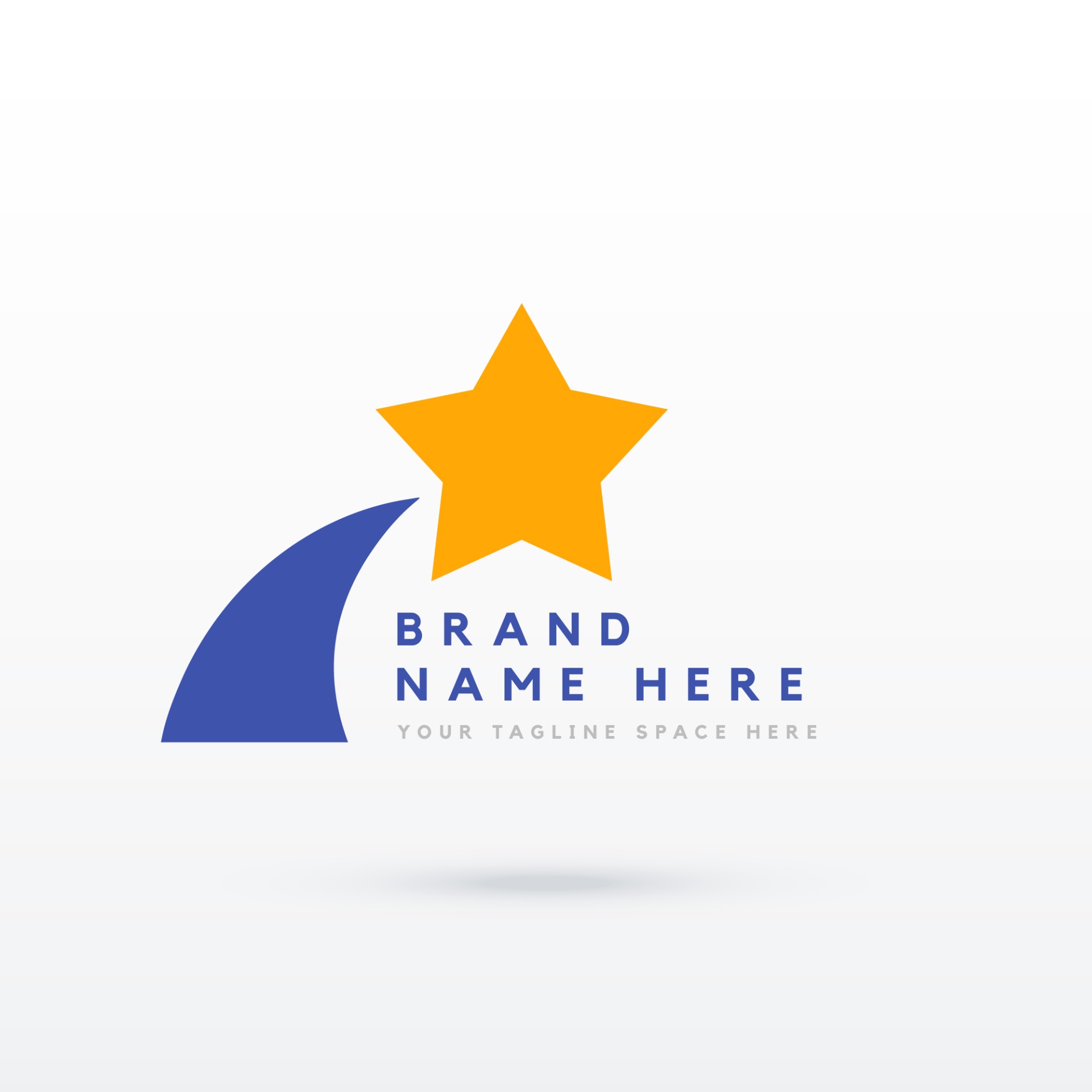 商标五角星logo 五角星做公司logo 北极熊素材库