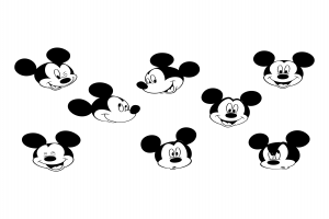 mickey mouse（米老鼠）矢量logo