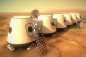火星基地3d模型