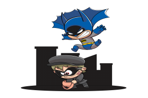 蝙蝠侠抓小偷插图