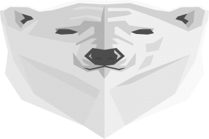 北极熊几何图形插图