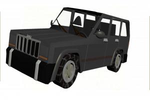 Jeep车3D模型