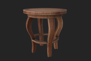 木桌3D模型