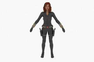 黑寡妇3D模型