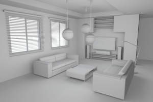 简单的房间3D模型