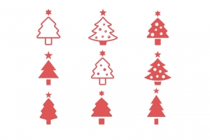 圣诞树图标图片