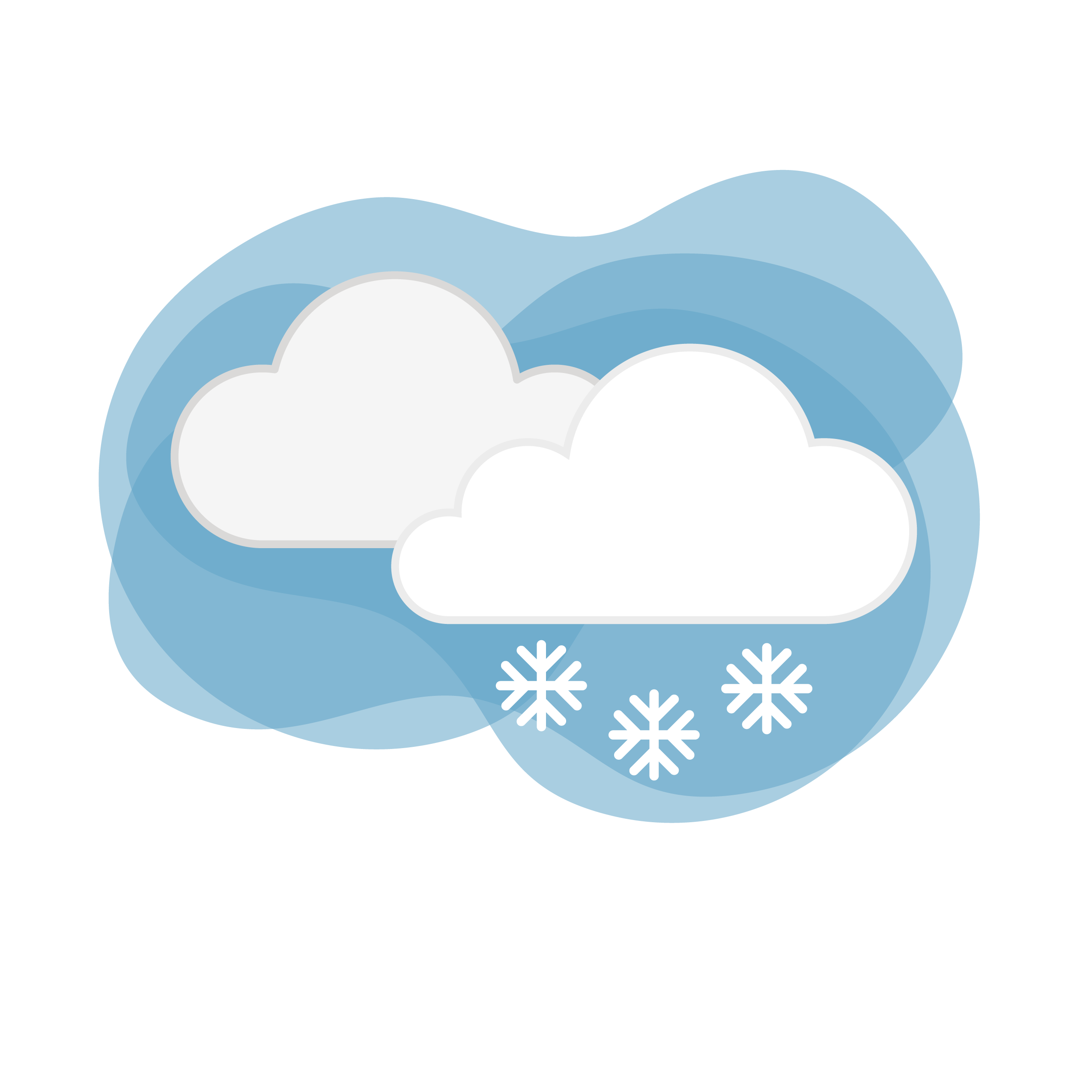 下雪天气图标 下雪天气图标卡通图片 北极熊素材库