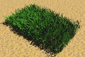 绿植草皮模型