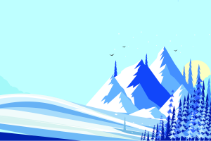 雪山风景插图