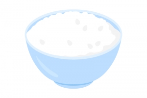 一碗米饭插画