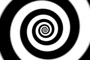 黑白螺旋视觉动图