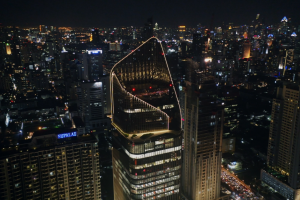 高空城市夜景