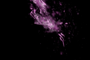 紫色粒子特效