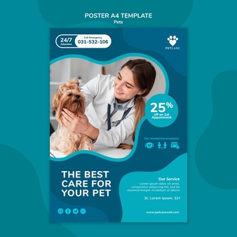 兽医机构（宠物医院）网站模板3